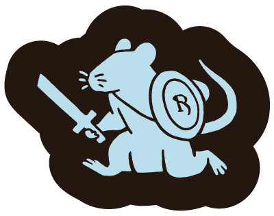 Sticker - Blue Sword Mouse