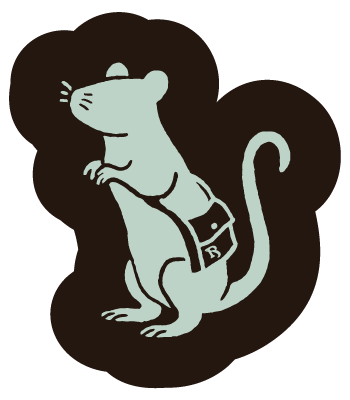 Sticker - Mint Adventure Mouse