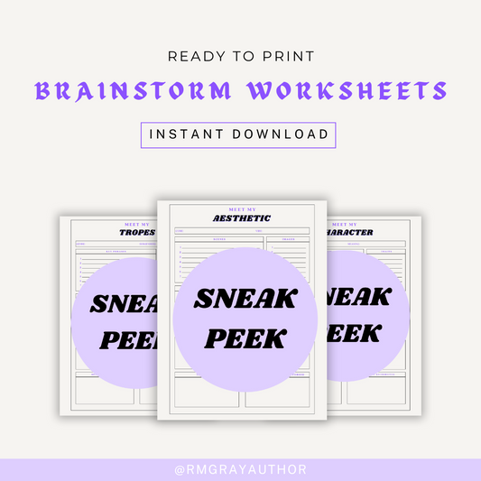 Brainstorming Worksheets for Writers