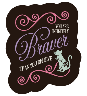 Sticker - Braver